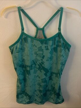 Under Armour Teal Geometric Racerback Camisole